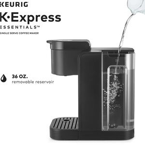 Keurig K-Express Essentials Single Serve K-Cup Pod Coffee Maker, Black